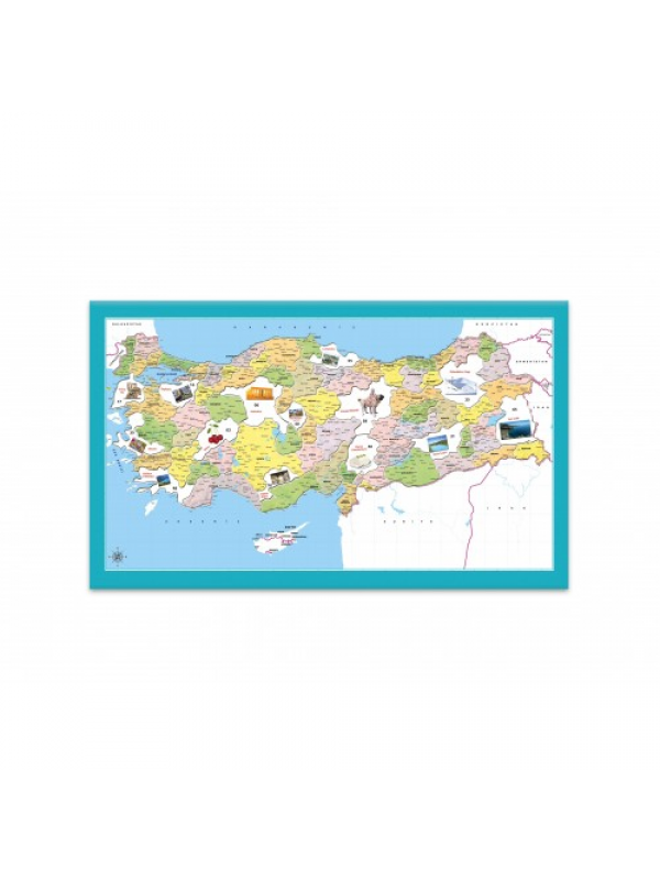 LCSH001 UTKU SİYASİ HARİTA FRAME…