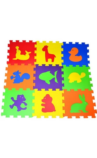 306 Akçiçek Hayvanlar Puzzle Karo Set