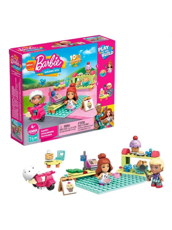 Mega Bloks Mega Barbie Şehir Hayatı Setleri GWR31 - Pastane…