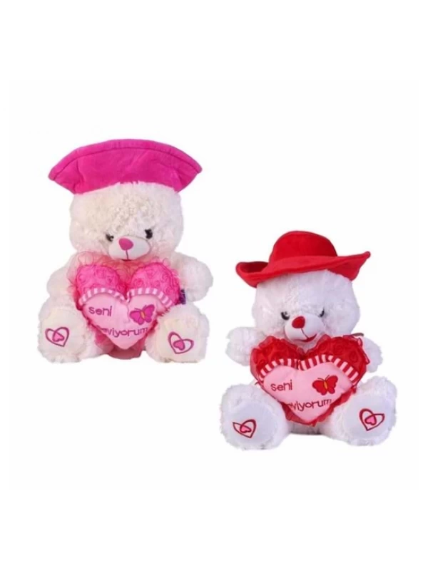 PL78502 Peluş Şapkalı ''Ayı 39 cm''…