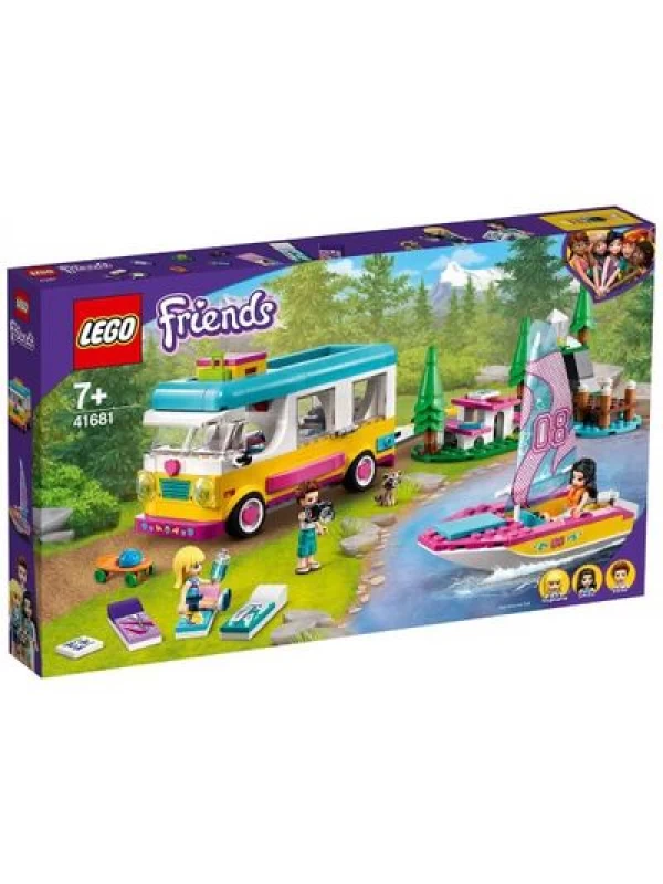 LGF41681 LEGO® FRİENDS ORMAN KARAVANI VE TEKNESİ 41681 YAPIM SETİ; ORM…