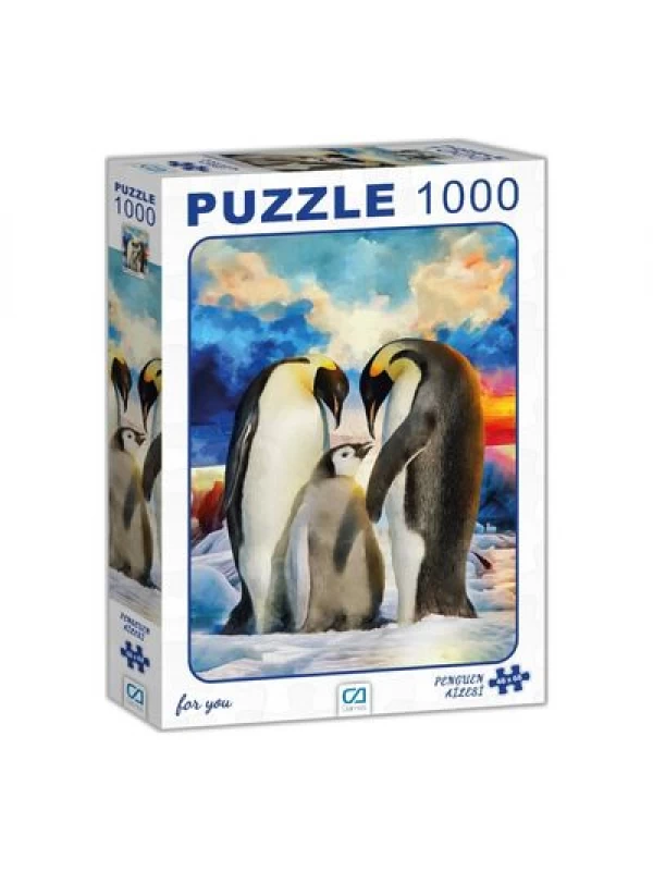 CA.7004 GİZZ PENGUEN AİLESİ 1000 PRÇ PUZZLE…