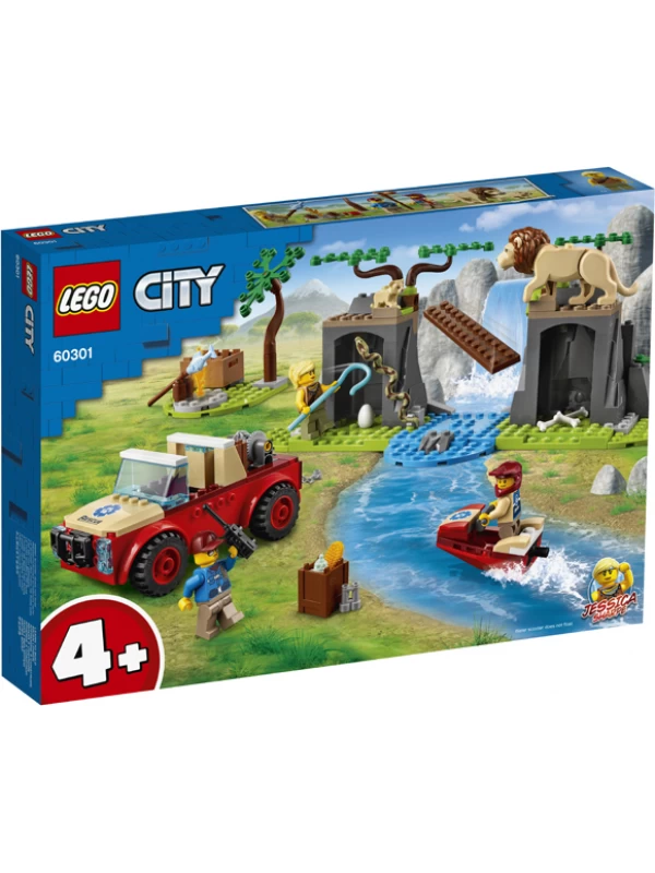 LSC60301 LEGO CİTY VAHŞİ HAYVAN KURTARMA JİPİ 60301 YAPIM SETİ; BİR…