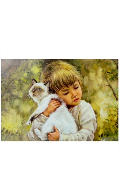 LC7222 UTKU 500 PRÇ ÇOCUK VE KEDİ PUZZLE