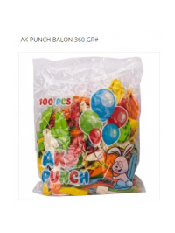 100 LÜ AK PUNCH BALON…