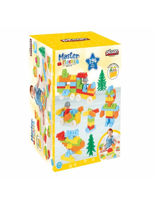 03 572 AKSESUARLI MASTER BLOKLAR 194 PARÇA (15 LİTRE SAKLAMA KABINDA)…