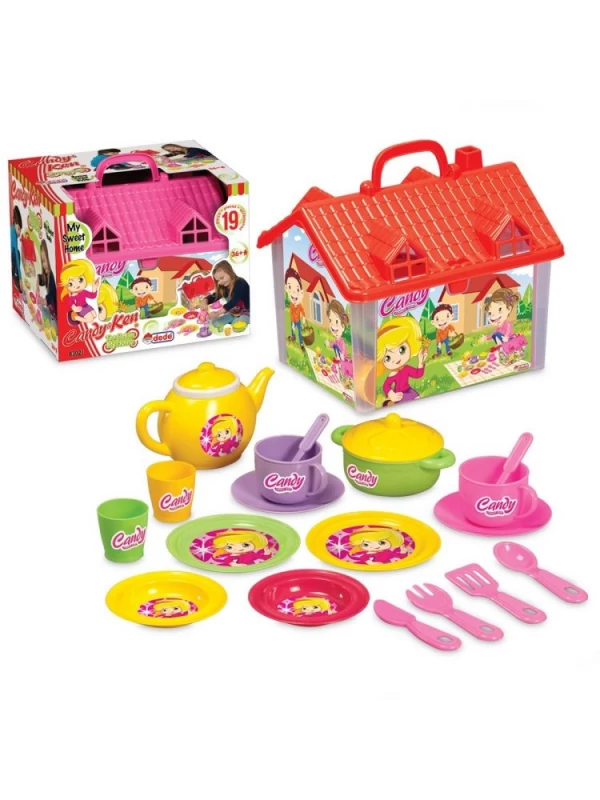 03021 DEDE CANDY & KEN EV ÇAY SET…