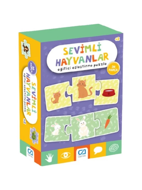 CA.5128 CİZZ SEVİMLİ HAYVANLAR PUZZLE…