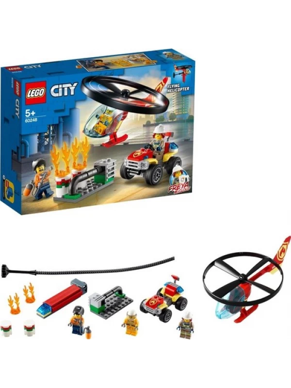 LSC60248 LEGO CİTY İTFAİYE HELİKOPTERİ MÜDAHALESİ 60248 - ARAÇLARI…