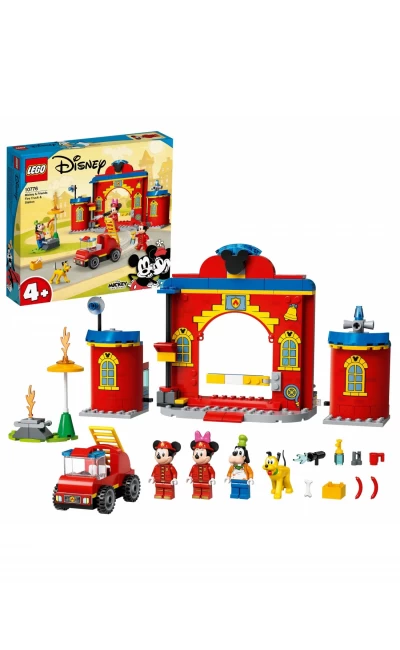 LEJ10776 LEGO MİCKEY AND FRİENDS MİCKEY VE ARKADAŞLARININ İTFİAYE MERKEZİ VE KAMYONU 10776 - MİCKEY
