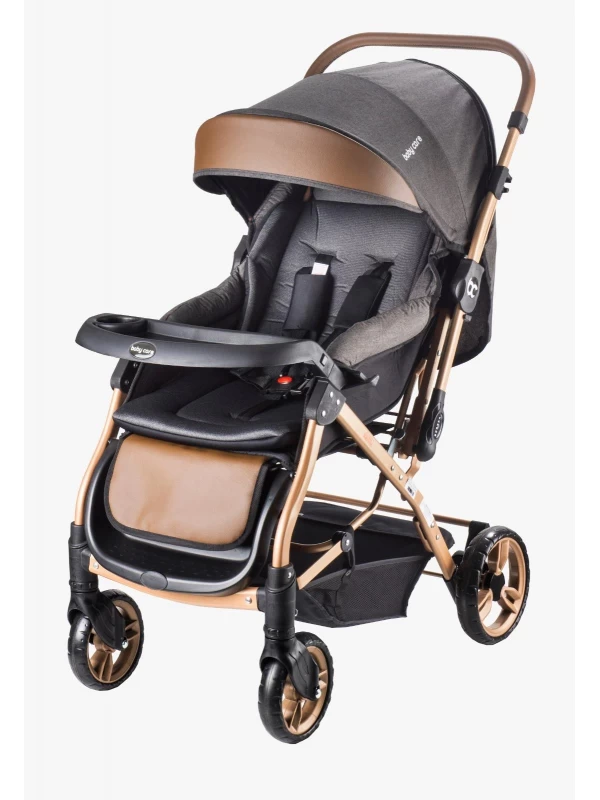 BC 65 DERYA BABYCARE CAPRON BEBEK ARABASI (GOLD/SİYAH)…
