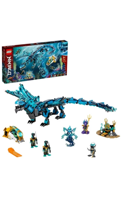 LSL71754 LEGO NINJAGO® SU EJDERHASI 71754 YAPIM SETİ; HAREKETLİ NİNJA EJDERHA OYUNCAĞI VE NINJAGO NY