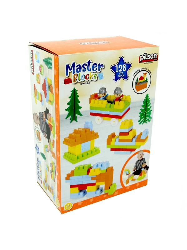 03 571 AKSESUARLI MASTER BLOKLAR 128 PARÇA (10 LİTRE SAKLAMA KABINDA)…