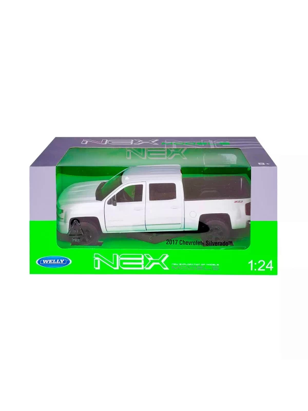 WELLY 24083  1:24 DIE CAST CHEVROLET SILVER…