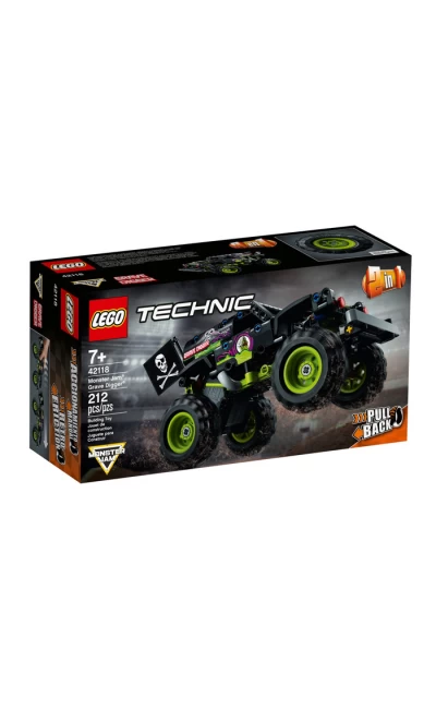 LMT42118 LEGO TECHNİC MONSTER JAM® GRAVE DİGGER® 42118 CANAVAR KAMYON OYUNCAKLARINI SEVEN ERKEK VE K