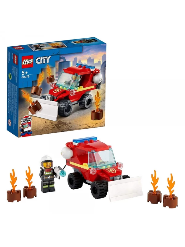 LSC60279 LEGO CİTY İTFAİYE JİPİ 60279 YAPIM SETİ; ÇOCUKLAR İÇİN …
