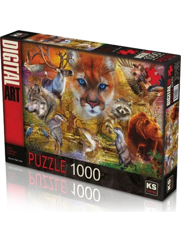 20567 Ks Games North American Animals ''1000'' Parça Puzzle…