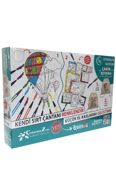 ZK71 Çanta Boyama - Uçan Balon