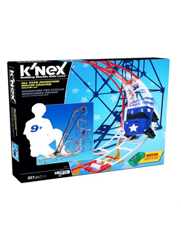 KNX/59440 KNex All Star Adventure Roller Coaster Seti ''Motorlu'' Thrill R…