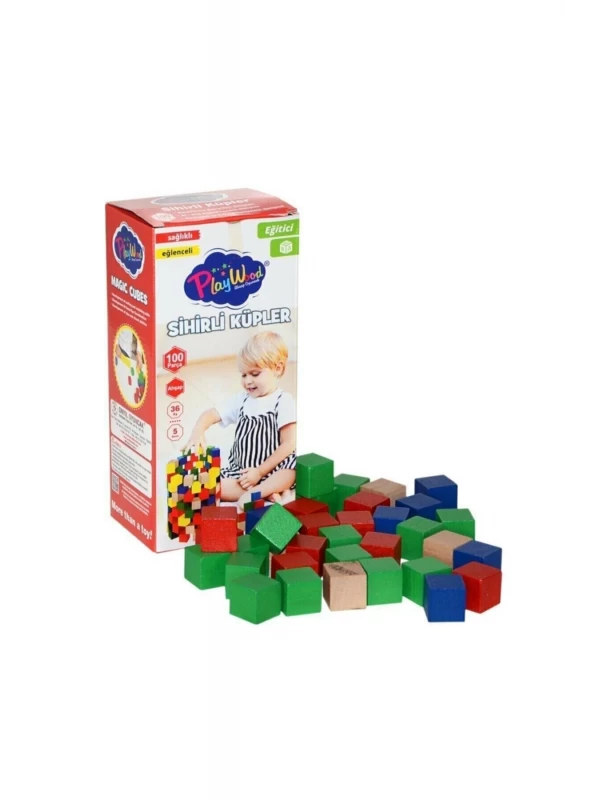 ONY-359 Onyıl Kutuda Ahşap 100 Parça Sihirli Küpler…