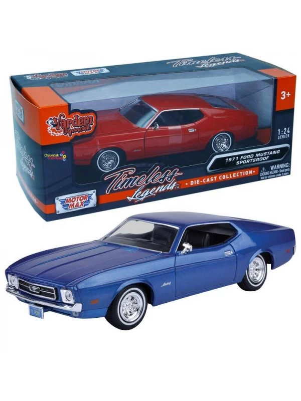 Vardem 73327 1:24 1971 Ford Mustang Sportsroof Model Araba…