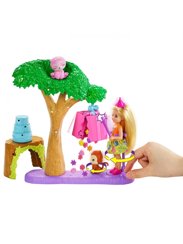 GTM84 Mattel Barbie ve Chelsea Doğum Günü Parti Eğlencesi Oyun Seti…