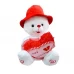 PL78501 Halley Şapkalı Peluş Ayı ''45 cm''