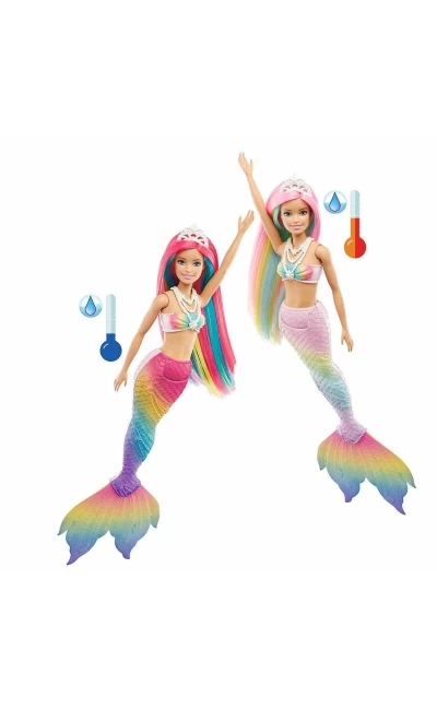 GTF89 Barbie Dreamtopia Renk Değiştiren Sihirli Denizkızı