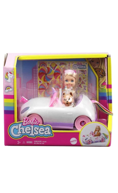 GXT41 Barbie Club Chelsea Bebek ve Arabası