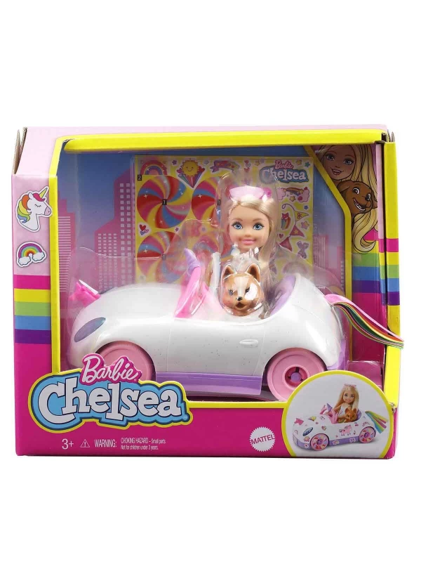 GXT41 Barbie Club Chelsea Bebek ve Arabası…