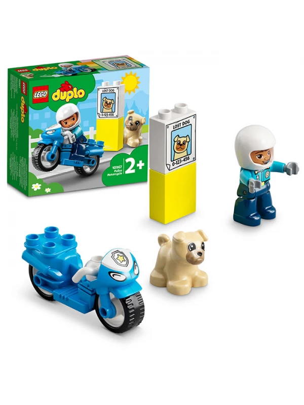 LED10967 LEGO Duplo Kurtarma Polis Motosikleti…