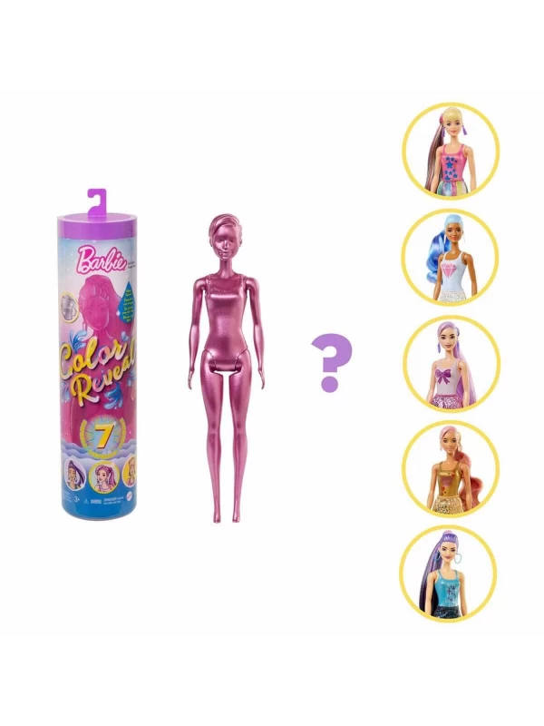 GTR93-GWC55 Mattel Barbie Color Reveal Doll Renk Gösterimi Pırıltılı …