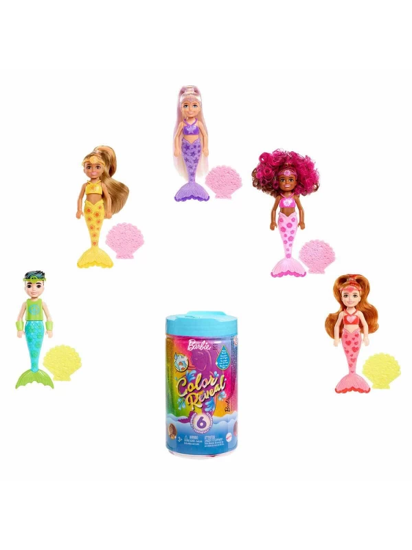 HDN75 Barbie Color Reveal Renk Değiştiren Sürpriz Chelsea Gökkuşa…