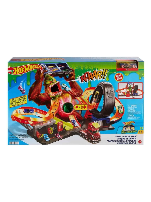 GTT94 Hot Wheels Zehirli Goril Saldırısı Oyun Seti…