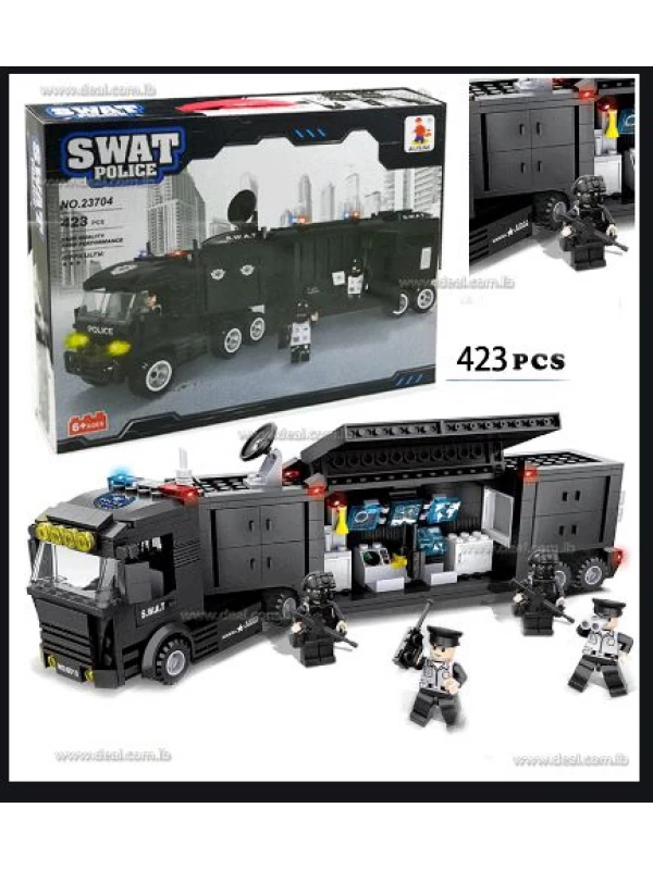 23704 Asya Ant Bricks Swat Police Seti Lego ''423 Parça''…