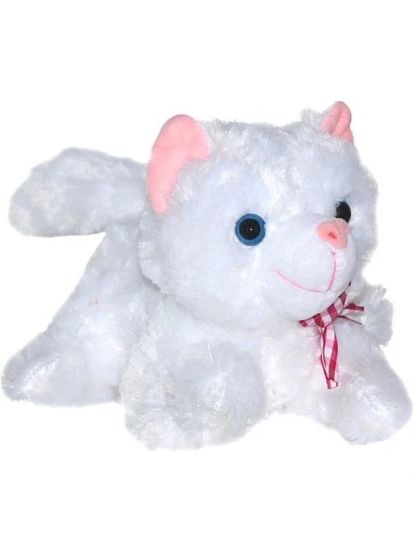 PL62533 Halley Oyuncak Sevimli Peluş Yatan Kedi 35 cm…