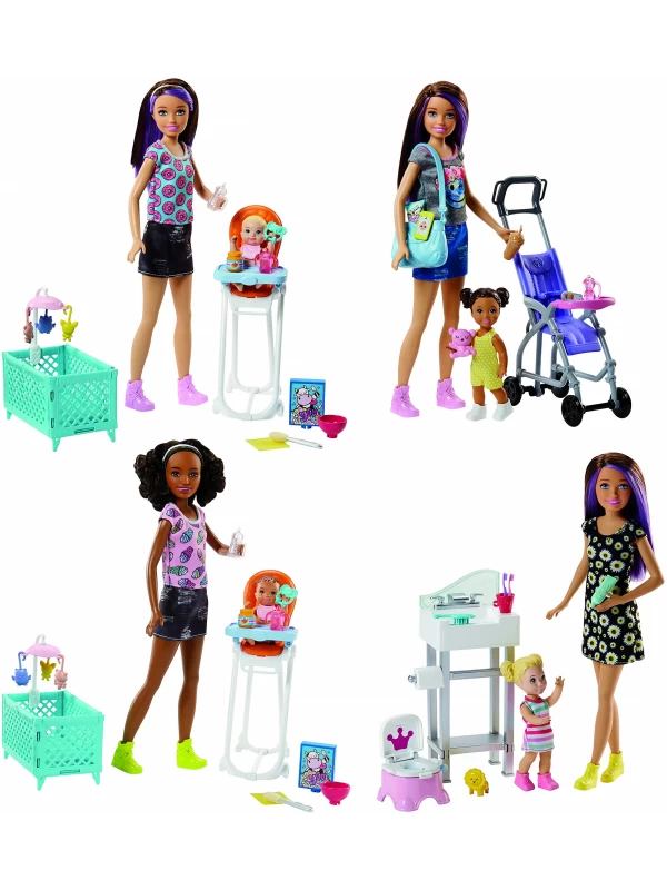 FHY97 Barbie Bebek Bakıcılığı ve Aksesuarları Oyun Seti…