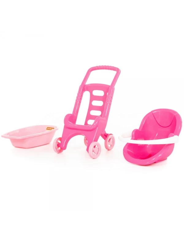 42842 Polesie Bebek Arabası Pembe 3x1…