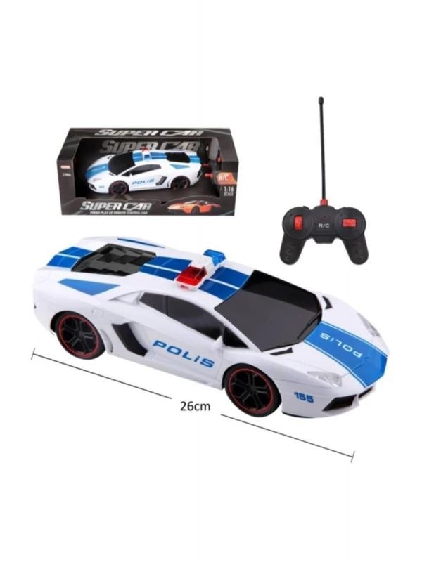 TOY-08 Toysan 1:16 Polis Arabası…