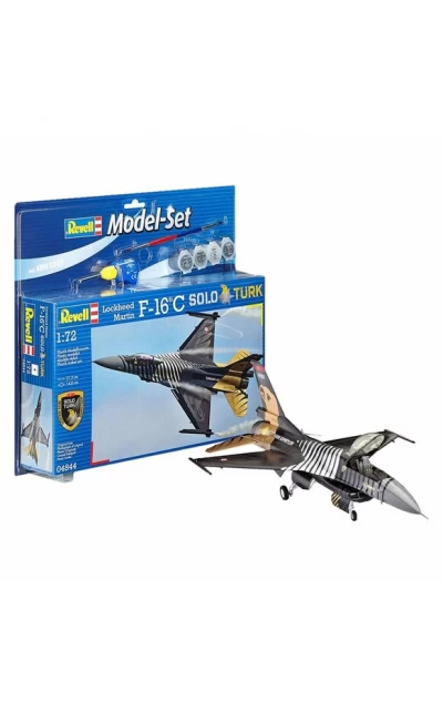 VBU64844 Revell 1:72 F-16C Solo Türk Model Set Uçak