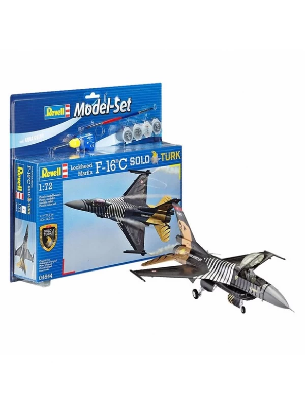 VBU64844 Revell 1:72 F-16C Solo Türk Model Set Uçak…