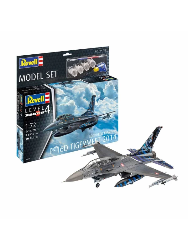 VBU63844 Revell 1:72 M.Set F-16D Tigermeet 192. Filo Uçak…