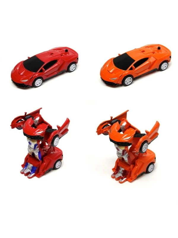 LT-666-2 Vardem Tek Tuşla Robota Dönüşen Metal Çekbırak Lamborghini…