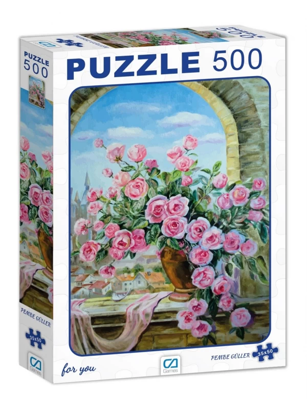CA.7507 Pembe Güller 500 Parça Puzzle…