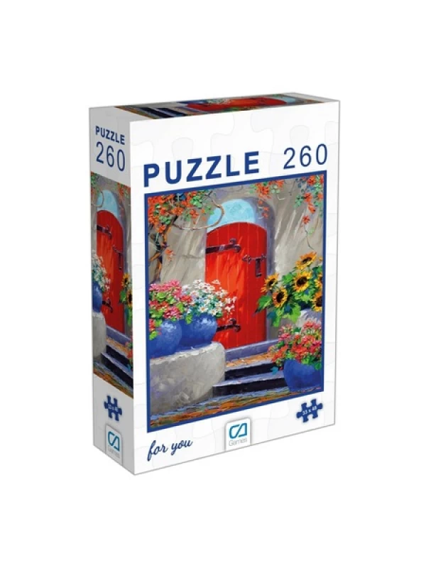 CA.6001 CA Kırmızı Kapı 260 Parça Puzzle…