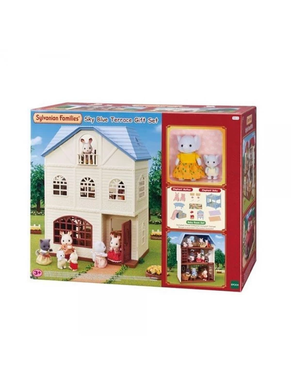 ESG5513 Sylvanian Families Mavi Teraslı Evi…