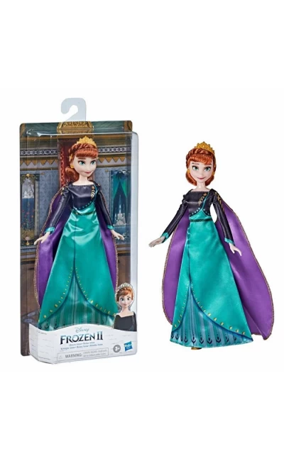 F1412 Disney Frozen 2 Kraliçe Anna Moda Bebeği