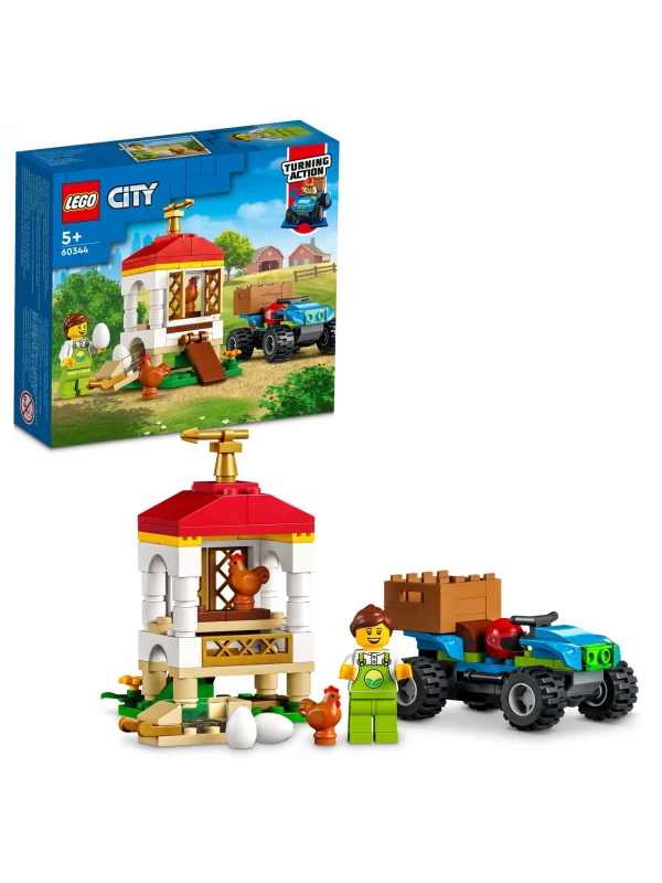 60344 LEGO 101 Parça City Tavuk Kümesi Yapım Seti…