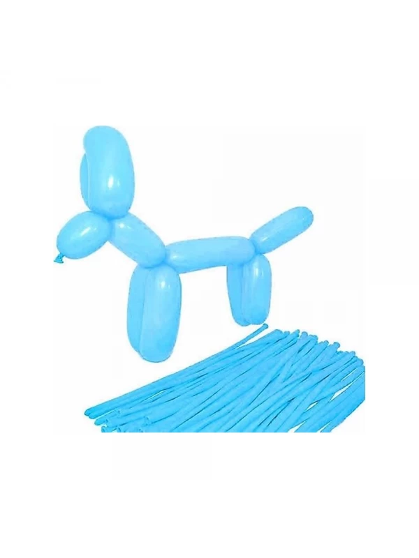 BALONEVİ AÇIK MAVİ SOSİS BALON 260 (100)LÜ…