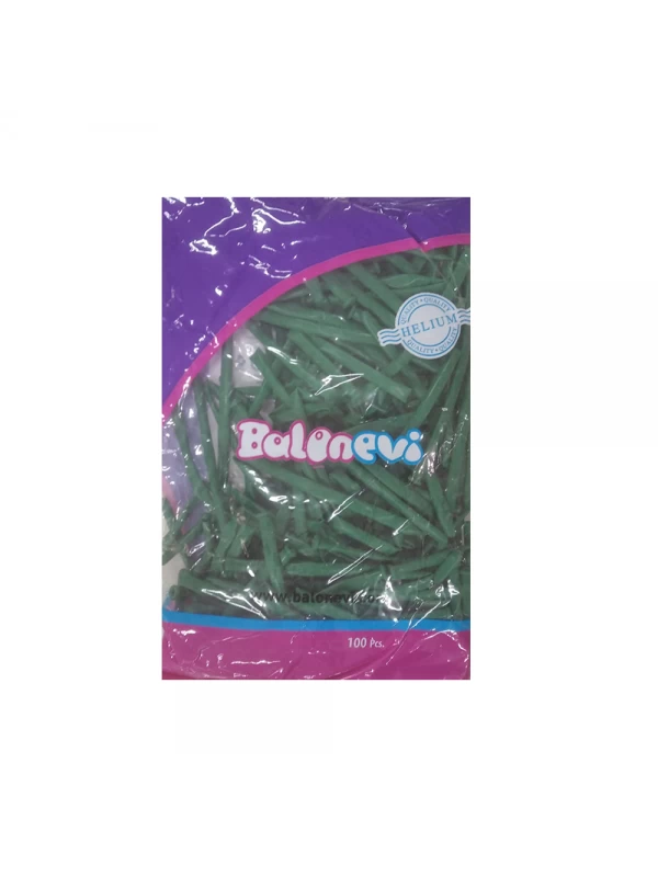 BALONEVİ KOYU YEŞİL SOSİS BALON 100 LÜ…
